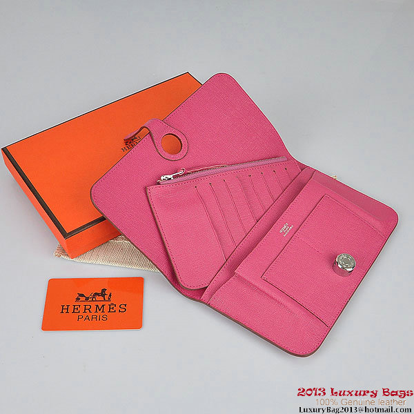 Hermes Dogon Wallet Travel Case H001 Peach Hermes Dogon Wallet Travel Case H001 Peach