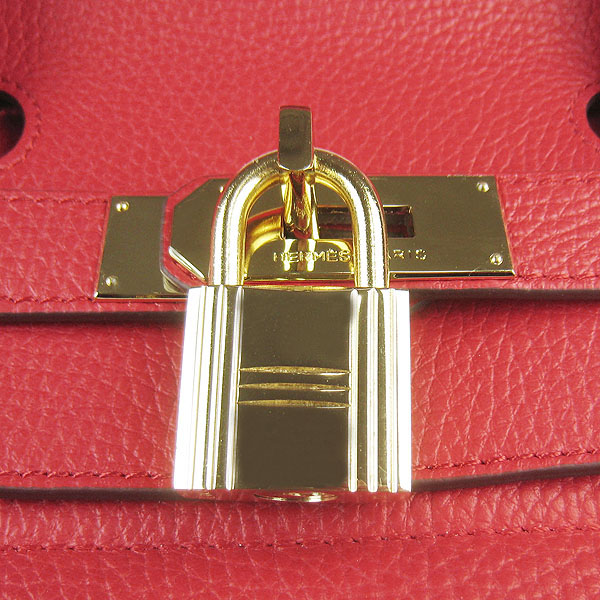 Hermes Birkin 6109 Togo Leather Bag Red 42cm Gold Hermes Birkin 6109 Togo Leather Bag Red 42cm Gold
