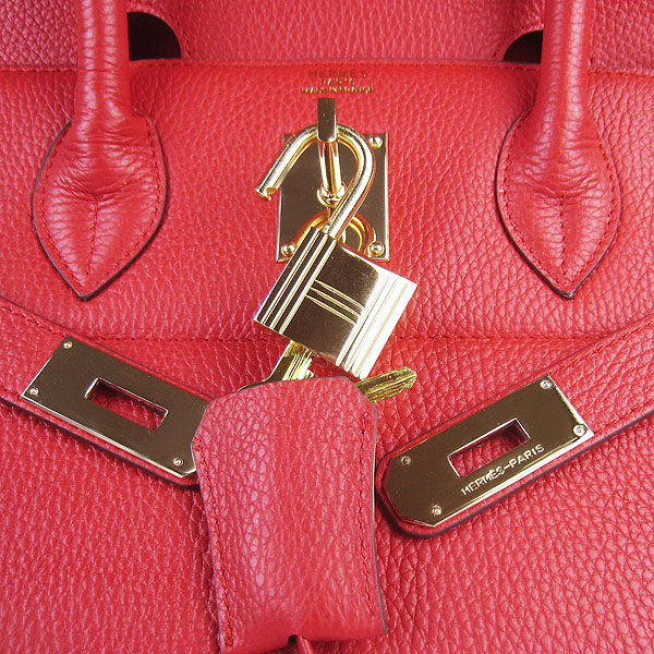Hermes Birkin 6109 Togo Leather Bag Red 42cm Gold Hermes Birkin 6109 Togo Leather Bag Red 42cm Gold