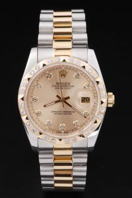 Rolex Datejust Diamond Bzel Stainless Steel Watch-RD2410 Rolex Datejust Diamond Bzel Stainless Steel Watch-RD2410
