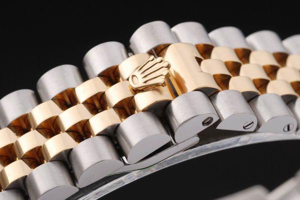 Rolex Datejust Golden White Surface Men Watch-RD2366 Rolex Datejust Golden White Surface Men Watch-RD2366