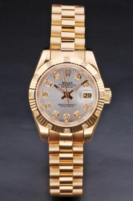 Rolex Datejust Golden Stainless Steel 25mm Watch-RD3783 Rolex Datejust Golden Stainless Steel 25mm Watch-RD3783