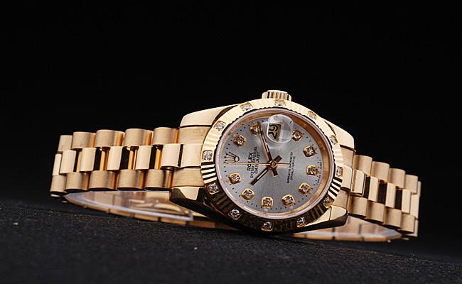 Rolex Datejust Golden Stainless Steel 25mm Watch-RD3783 Rolex Datejust Golden Stainless Steel 25mm Watch-RD3783