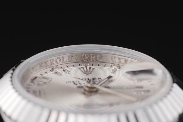 Rolex Datejust Mechanism Silver Bezel&White Surface -RD2454 Rolex Datejust Mechanism Silver Bezel&White Surface -RD2454