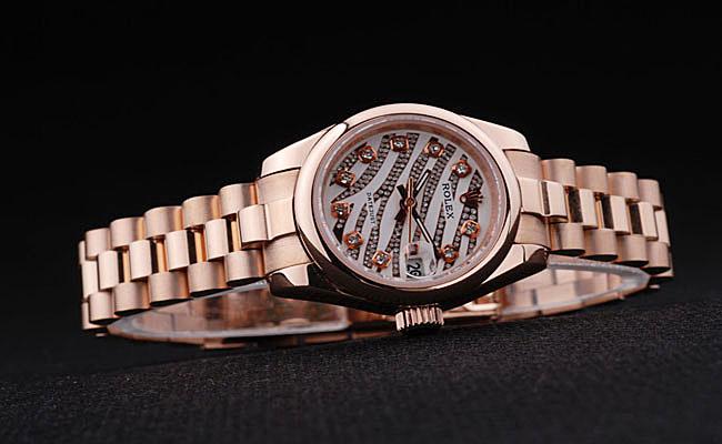 Rolex Datejust Rose Gold Stainless Steel 25mm Watch-RD3766 Rolex Datejust Rose Gold Stainless Steel 25mm Watch-RD3766