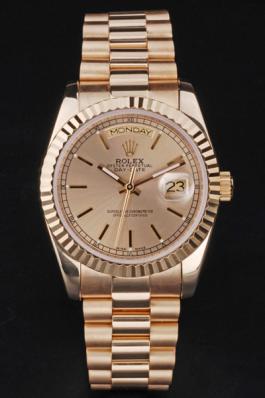 Rolex Day-Date Golden Surface Cutwork Men Watch-RD3838 Rolex Day-Date Golden Surface Cutwork Men Watch-RD3838