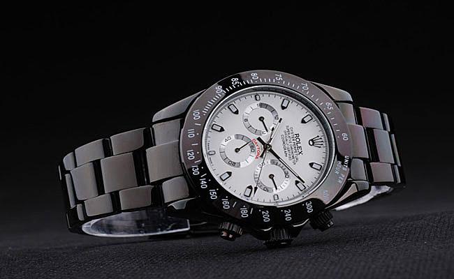 Rolex Daytona Mechanism Black White 38mm Men Watch-RD3750 Rolex Daytona Mechanism Black White 38mm Men Watch-RD3750