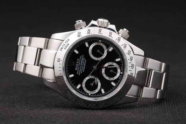 Rolex Daytona Mechanism Black Stainless Steel Watch-RD2422 Rolex Daytona Mechanism Black Stainless Steel Watch-RD2422