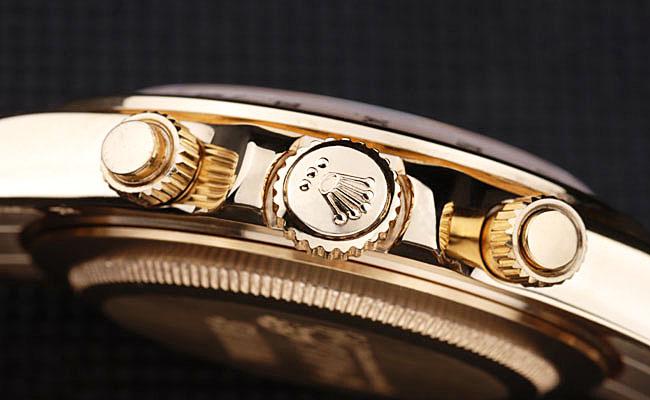Rolex Daytona Mechanism Golden Bezel&White 38mm Watch-RD3831 Rolex Daytona Mechanism Golden Bezel&White 38mm Watch-RD3831
