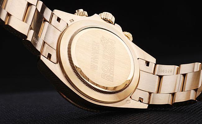 Rolex Daytona Mechanism Golden Bezel&White 38mm Watch-RD3831 Rolex Daytona Mechanism Golden Bezel&White 38mm Watch-RD3831