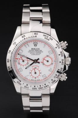 Rolex Daytona Mechanism White Stainless Steel Watch-RD4029 Rolex Daytona Mechanism White Stainless Steel Watch-RD4029