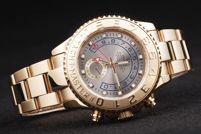 Rolex Yacht-Master II Golden Bezel&White Surface Men Watch-RY333 Rolex Yacht-Master II Golden Bezel&White Surface Men Watch-RY333