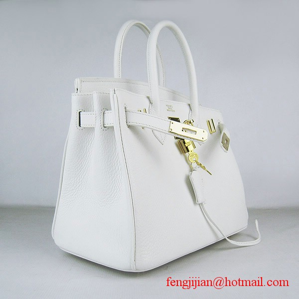 Hermes Birkin 30cm Togo Leather Bag White 6088 Hermes Birkin 30cm Togo Leather Bag White 6088