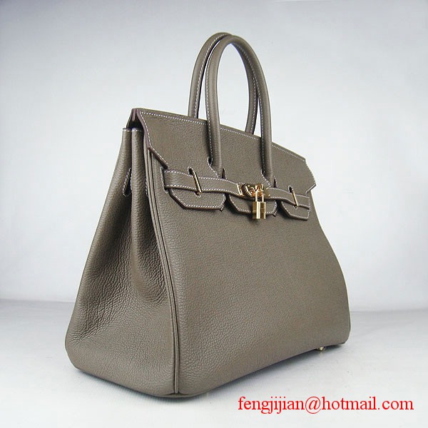 Hermes Birkin 35cm Tendon Veins Leather Bag Khaki Gold Hardware Hermes Birkin 35cm Tendon Veins Leather Bag Khaki Gold Hardware