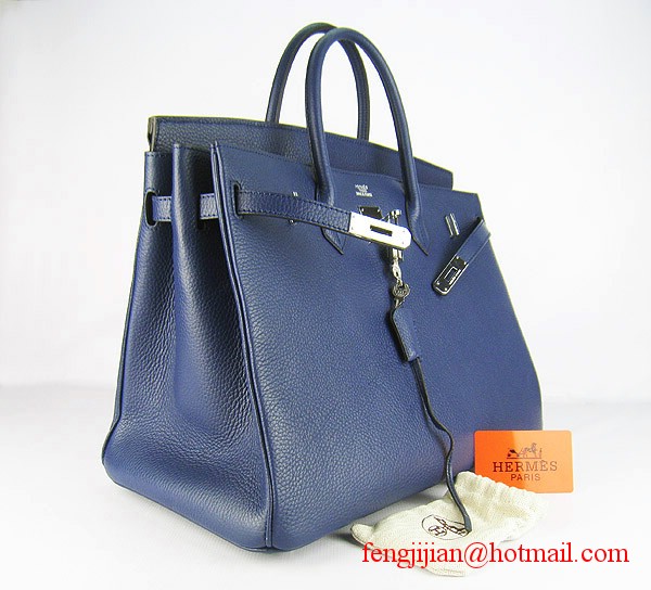 Hermes Birkin 40cm Togo Bag Dark Blue 6099 Hermes Birkin 40cm Togo Bag Dark Blue 6099