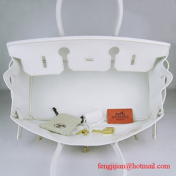 Hermes Birkin 42cm Togo Leather Bag 6109 White gold padlock Hermes Birkin 42cm Togo Leather Bag 6109 White gold padlock