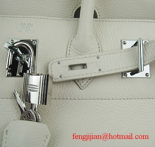 Hermes Birkin 42cm Togo Leather Bag Beige 6109 silver padlock Hermes Birkin 42cm Togo Leather Bag Beige 6109 silver padlock