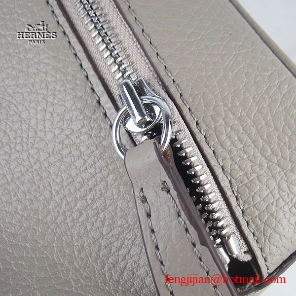 Hermes Women Shoulder Bag Grey 6208 Hermes Women Shoulder Bag Grey 6208