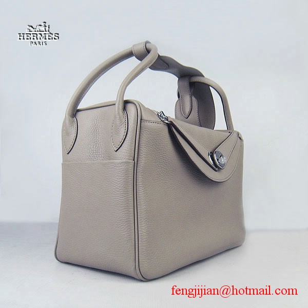 Hermes Women Shoulder Bag Grey 6208 Hermes Women Shoulder Bag Grey 6208