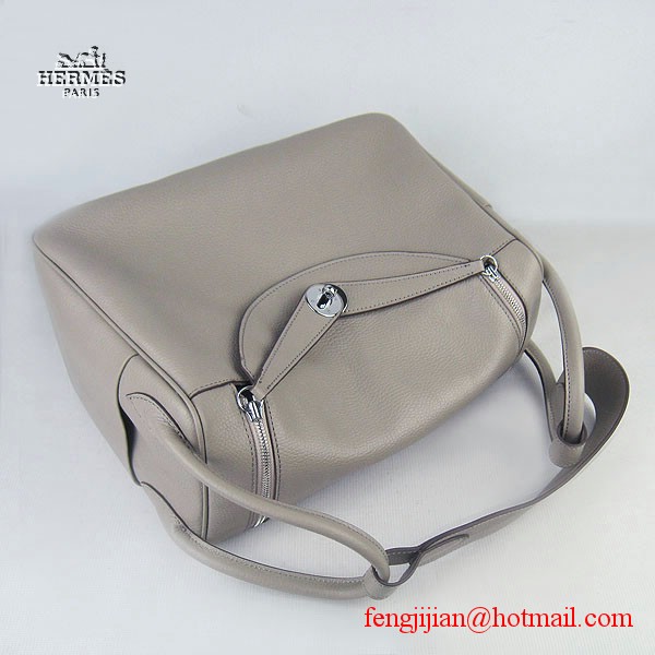 Hermes Women Shoulder Bag Grey 6208 Hermes Women Shoulder Bag Grey 6208
