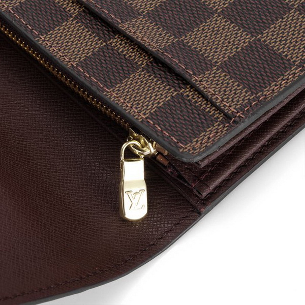 Louis Vuitton Damier Ebene Canvas Sarah Wallet N61734 Louis Vuitton Damier Ebene Canvas Sarah Wallet N61734