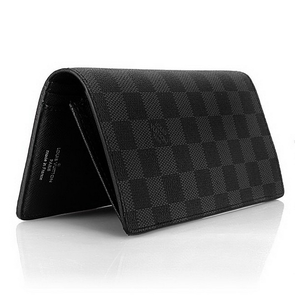 Louis Vuitton Damier Graphite Canvas Brazza Wallet N62665 Louis Vuitton Damier Graphite Canvas Brazza Wallet N62665