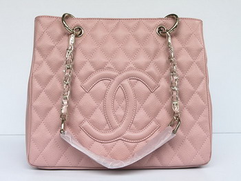 Chanel Quilted CC Tote Bag 35626 Pink Chanel Quilted CC Tote Bag 35626 Pink