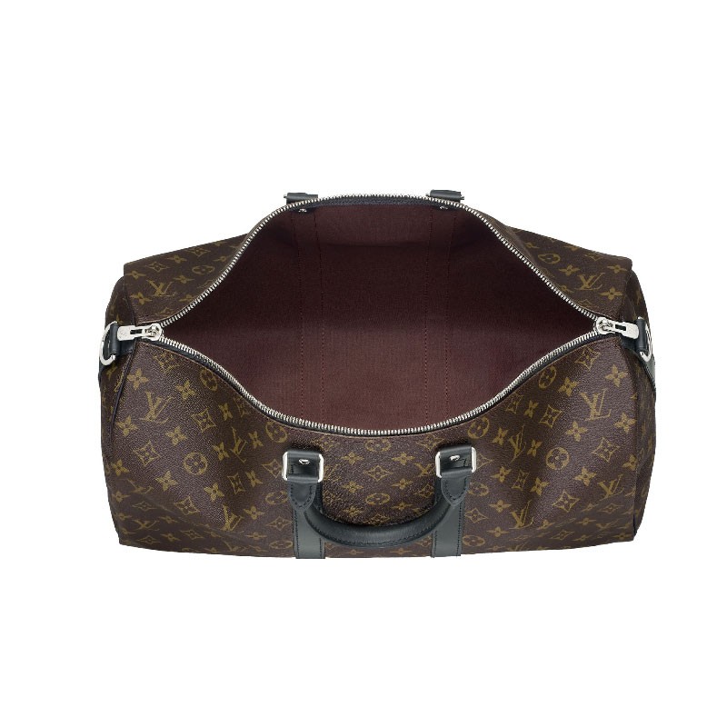 Louis Vuitton Monogram Macassar Canvas Keepall 45 Strap M56711 Louis Vuitton Monogram Macassar Canvas Keepall 45 Strap M56711