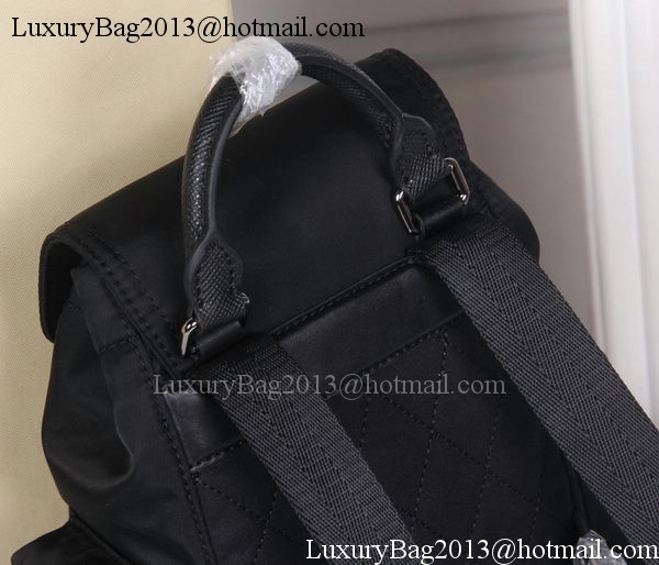 Burberry Backpack Fabric BU40166 Black Burberry Backpack Fabric BU40166 Black