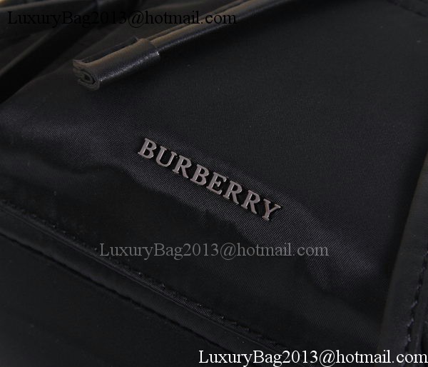 Burberry Backpack Fabric BU40166 Black Burberry Backpack Fabric BU40166 Black