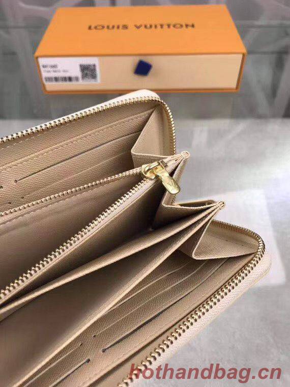 Louis Vuitton Damier Azur Zippy Wallet N41660 Beige Louis Vuitton Damier Azur Zippy Wallet N41660 Beige
