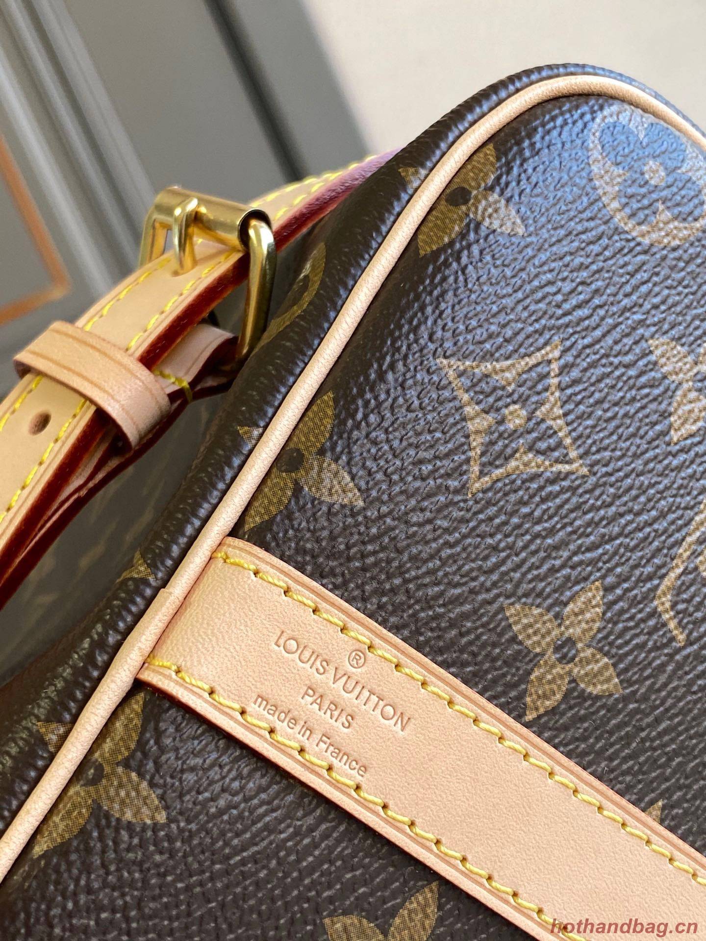 Louis Vuitton Speedy 35 Original Leather Shoulder Strap Bag M40392 Louis Vuitton Speedy 35 Original Leather Shoulder Strap Bag M40392