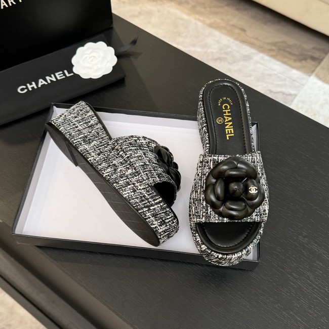 Chanel WOMENS Slippers High heels 7CM 44870-6