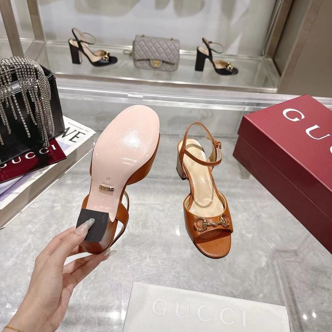 Gucci WOMENS HORSEBIT SANDAL 44938-4
