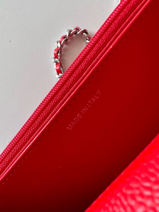 Chanel Classic Wallet On Chain Grained Calfskin AP4241-10