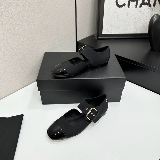 Chanel Mary Janes Grosgrain & Patent Calfskin G47028-1