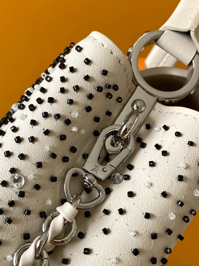 Louis Vuitton Capucines MINI M12977 cream