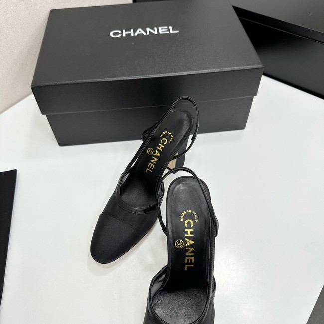 Chanel Slingbacks Mesh & Grosgrain 66937-1
