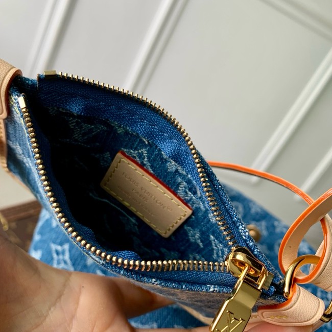 Louis Vuitton NEW All In BB M28107 Blue Denim