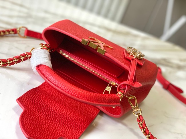 Louis Vuitton Capucines BB M27301 red
