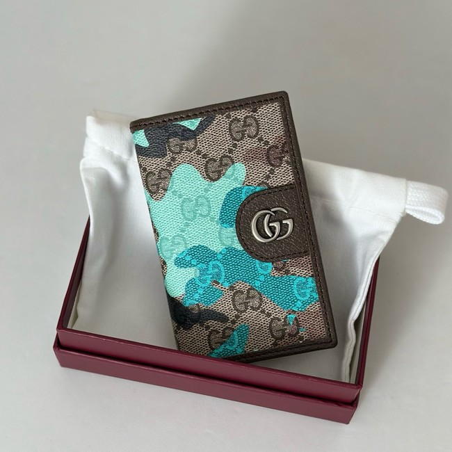 Gucci Ophidia long card case 834691 blue