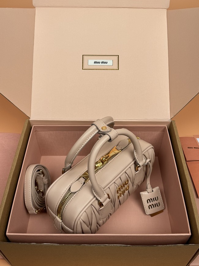 MIUMIU Arcadie quilted soft lamb leather handbag 5BB142-1