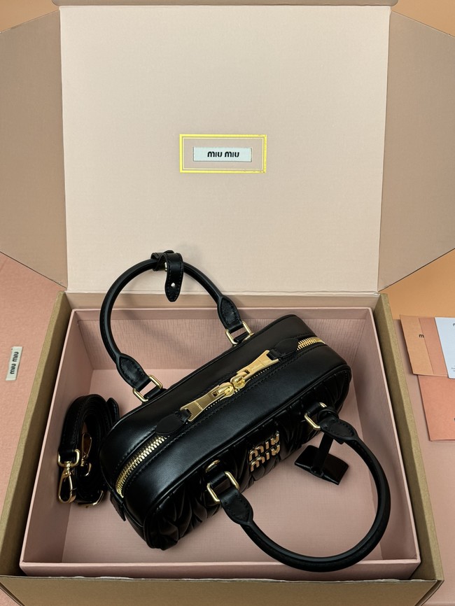 MIUMIU Arcadie quilted soft lamb leather handbag 5BB142-7