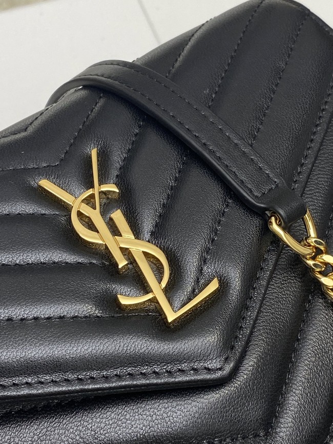 SAINT LAURENT WOC Classic Monogramme Flap Bag 441974 black