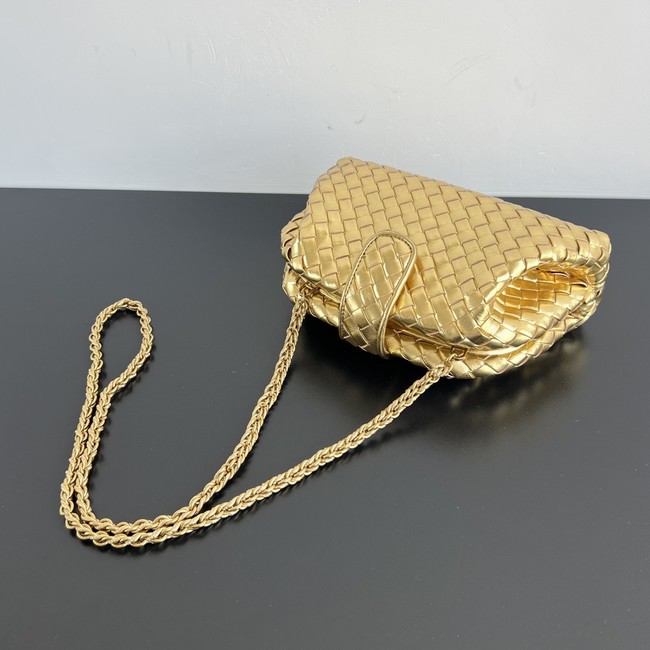 Bottega Veneta Small Lauren 1980 804038 gold