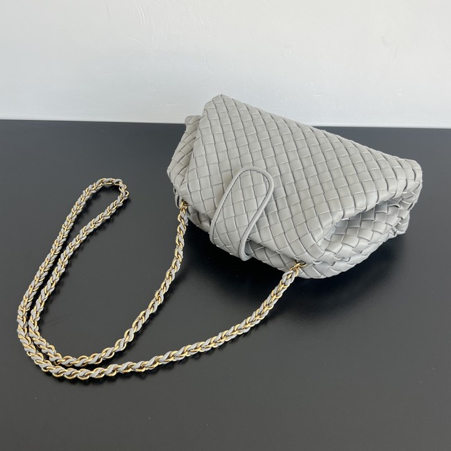 Bottega Veneta Small Lauren 1980 804038 gray