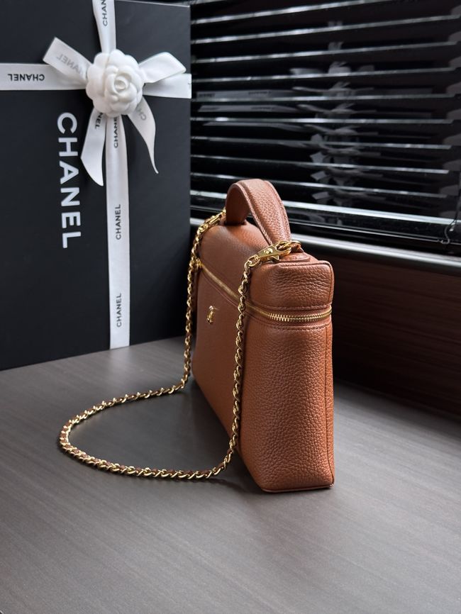 Chanel Large Vanity with chain AS6473 camel Chanel Large Vanity with chain AS6473 camel