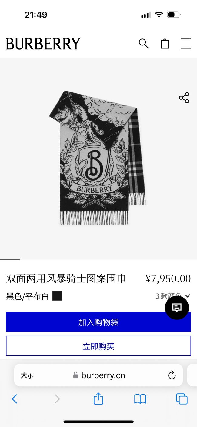 Burberry cashmere scarf BU0030-1 Burberry cashmere scarf BU0030-1