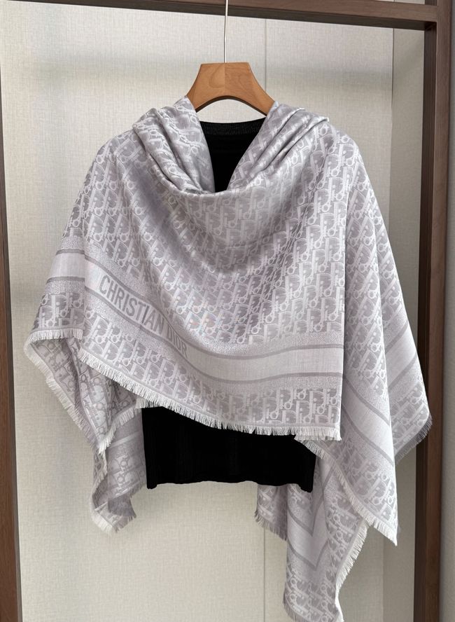 Dior Oblique Shawl Wool and Silk Jacquard I1058-2