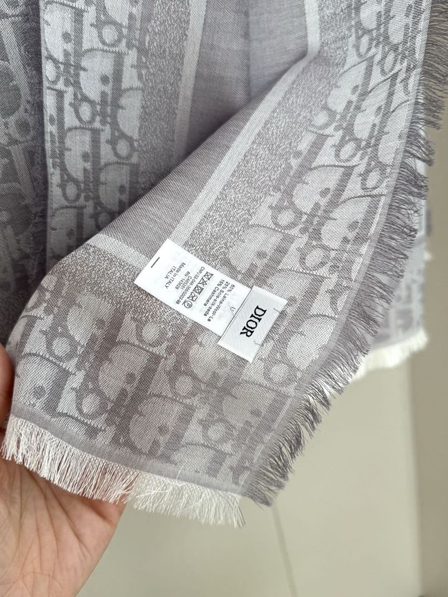 Dior Oblique Shawl Wool and Silk Jacquard I1058-2